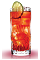 The Cranberry Mandarine is a sweet and tart red colored drink perfect for any summer party. Made from Mandarine Napoleon orange liqueur and cranberry juice, and served over ice in a highball glass.