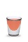 The Damn Battery is a peach colored shot made from butterscotch schnapps, Hot Damn cinnamon schnapps and rum, and served in a chilled shot glass.