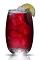 The Danzka Cranberries is a red colored drink recipe made from Danzka Cranraz vodka, lime juice and cranberry juice, and served over ice in a highball glass.