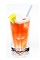 The Disaronno Sling is a classy variation of the standard Singapore Sling drink. An orange drink made from Disaronno, vodka, creme de cassis, lemon and bitter lemon, and served over ice in a highball glass.