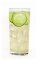 The Effen Spring Breeze is a refreshing drink made from Effen cucumber vodka, lime juice, simple syrup, pineapple, cucumber and club soda, and served over ice in a highball glass.