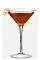 The Flying Chocolate-Covered Pear Martini cocktail recipe is made from Burnett's vodka, chocolate liqueur, pear brandy and triple sec, and served in a chilled cocktail glass.