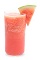 The Frozen Melon Madness is a pink drink made from melon schnapps, watermelon schnapps, rum, sour mix and lemon-lime soda, and served in a highball glass.