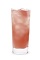 The Fuzzy Flamingo is a peach colored drink made from DeKuyper Peachtree schnapps, grapefruit juice and grenadine, and served over ice in a highball glass.