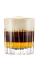 The Galliano Hotshot is a layered shot made from Galliano Vanilla liqueur, hot espresso and whipped cream, and served in a chilled shot glass.
