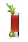 The Hot Bloody Shot is a miniature variation of the classic Bloody Mary drink. Made from Stoli Hot jalapeno vodka, tomato juice, lemon juice, horseradish and Worcestershire sauce, and served in a chilled shot glass.