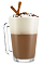 The Italian Hot Choco Latte drink is made from Galliano Vanilla, hot chocolate and whipped cream, and served in a coffee mug garnished with chocolate shavings.