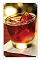 The Kentucky Swap drink is made from Chambord raspberry liqueur, Southern Comfort liqueur, bourbon, white cranberry juice, gingerbread syrup and ginger ale, and served in a rocks glass over ice.
