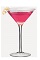 The Martini Pink cocktail recipe is a pink colored drink made from Burnett's pink lemonade vodka, triple sec and lemon juice, and served in a chilled cocktail glass.