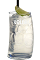 The Mint Iced Tea cocktail recipe is made from Volare Peppermint liqueur, vodka, rum, gin, sweet and sour mix and Sprite, and served over ice in a highball glass garnished with a lime wedge.