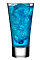 The Polar Bear is a chilly blue drink made from Rose's blue curacao cordial, vodka and Sprite or 7-Up, and served over ice in a highball glass.