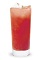 The Silent Broadsider is a red drink made from anisette, rum, grenadine, lemon juice and club soda, and served over ice in a highball glass.