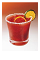 The Spiced Eye Opener drink recipe is a fiery hot variation of the classic Bloody Mary cocktail. A red colored drink made form Clamato, lime vodka, dry vermouth, Worcestershire sauce, Tabasco sauce, cilantro and lime, and served in a salt-rimmed rocks glass.