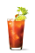 The Sriracha Bloody Mary is a spicy variation of the classic Bloody Mary drink recipe. A red colored drink made from UV Sriracha vodka and bloody Mary mix, and served over ice in a highball glass.