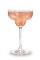 The Watermelon Margarita is a peach colored drink made from watermelon schnapps, triple sec, tequila and sour mix, and served in a chilled margarita glass.