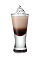 The Whipped Java shot is made from Smirnoff Whipped Cream vodka, Bailey's Irish cream and whipped cream and chocolate shavings, and served in a chilled shot glass.
